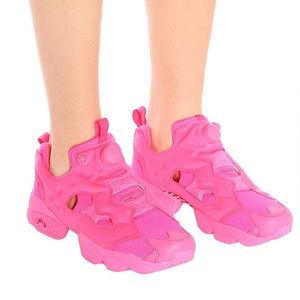 NEW Vetements Fluo Instapump Fury Sneakers